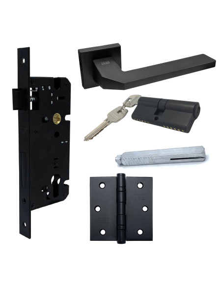 KIT BJ79222 NEGRO ACCESO + BISAGRAS NEGRAS