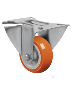 RUEDA FIJA SIN FRENO 80KG POLIURETANO