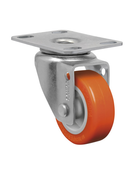 RUEDA GIRATORIA SIN FRENO 80KG POLIURETANO