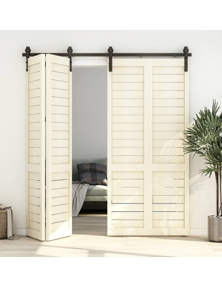 SET PUERTA PLEGABLE (GRANERO) BDH-A30 MADERA NEGRO