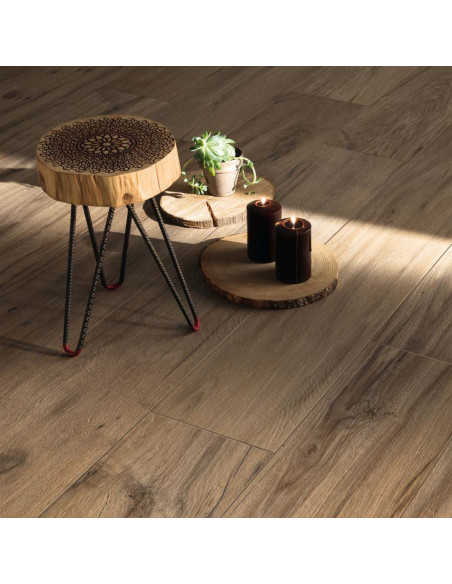 PORCELANATO MADERA VENICE ROVERE OSCURO 26,5X180