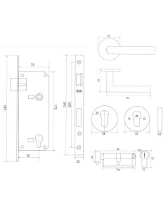 KIT 2809 GRAFITO BAÑO 2