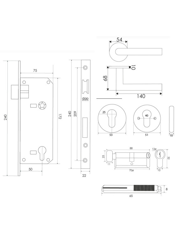 KIT 2816/5085 GRAFITO ACCESO