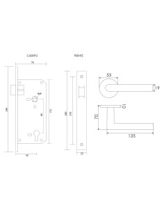 KIT 2816/5085 INOX LIBRE PASO 2