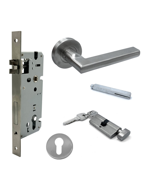 KIT 2809 MACIZA/5085 INOX OFICINA / ACCESO / DORMITORIO