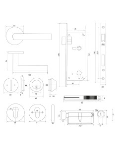 SET SEGURIDAD DAP 2809 MACIZA ACCESO/OFICINA B 2