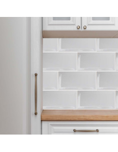 CERAMICA MURO BRILLO BLANCO 20X30