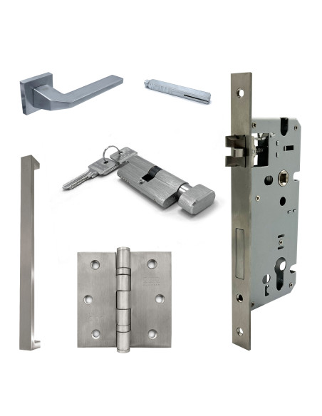 SET ACCESO/OFICINA CROMO ST INOX DOOR DAP BJ2211B