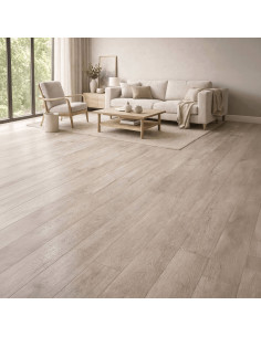 PORCELANATO MADERA MATE ROBLE CENIZA 2