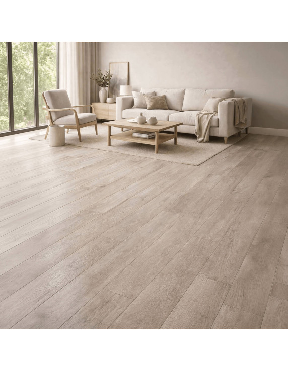 PORCELANATO MADERA MATE ROBLE CENIZA