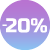 etiqueta 20%